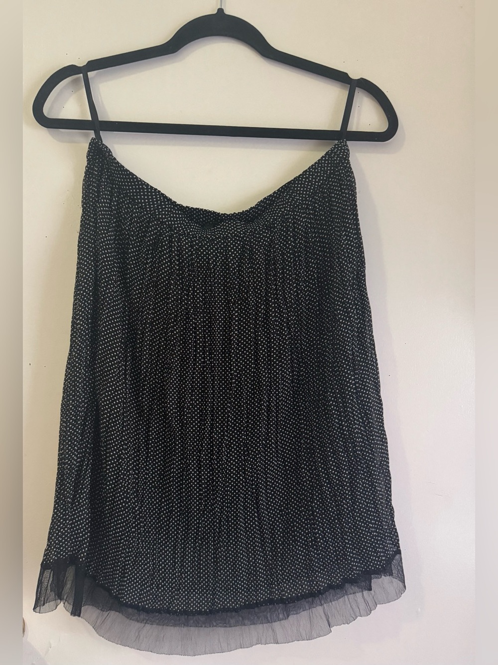Vivienne Tam Black & White Polka Dot Skater Skirt size 3